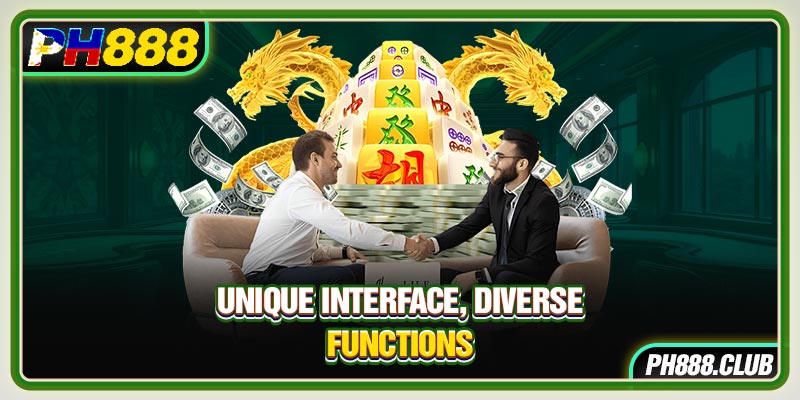 Unique interface, diverse functions